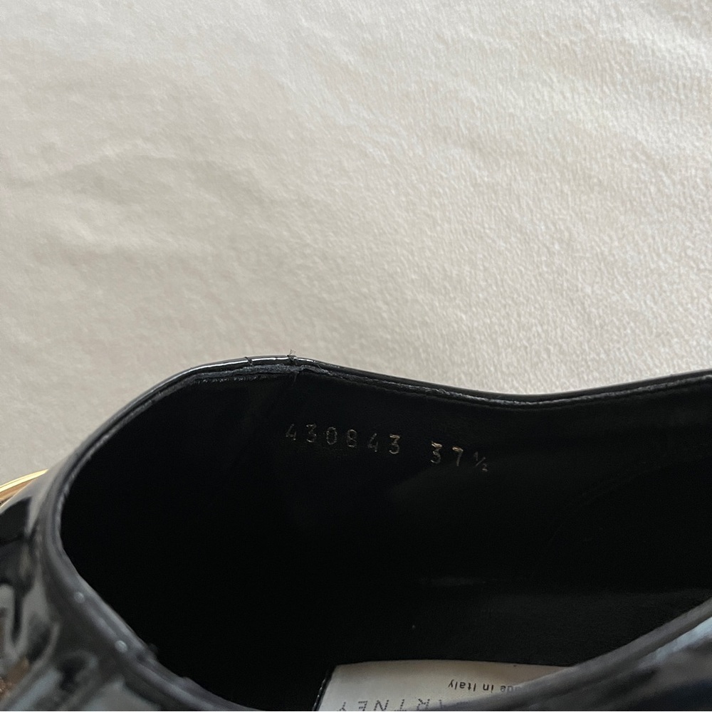 Stella McCartney Morgana Loafers in Black Patent Leather Size 37 US 7 - Picture 8 of 12